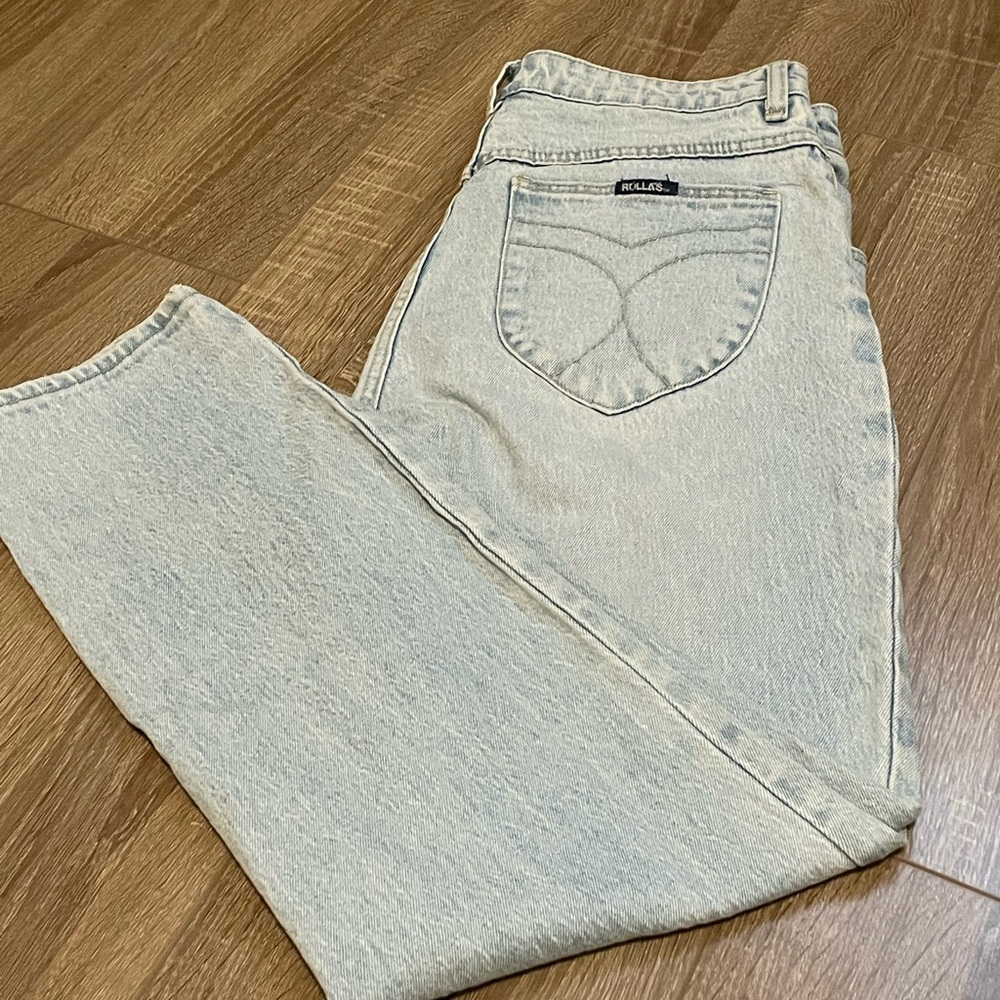 ROLLAS light wash “dusters”